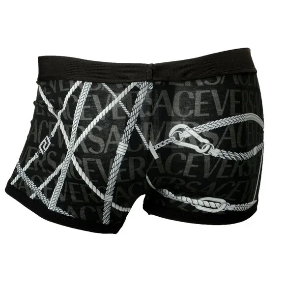 Versace Men's St.Versace Ropes Low Rise Trunk Underwear Versace Sz 6 US L IT 52